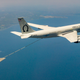 Illustration for article titled Awesome video shows unmanned X-47B drone refueling in the air
